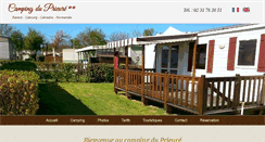 Desktop Screenshot of campingduprieure.com